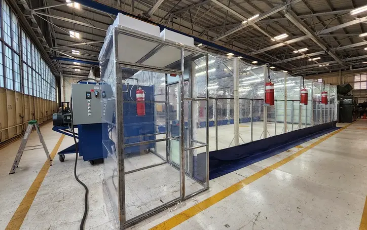 Flexible Air Filtration Enables Crane Access and Increases Capacity